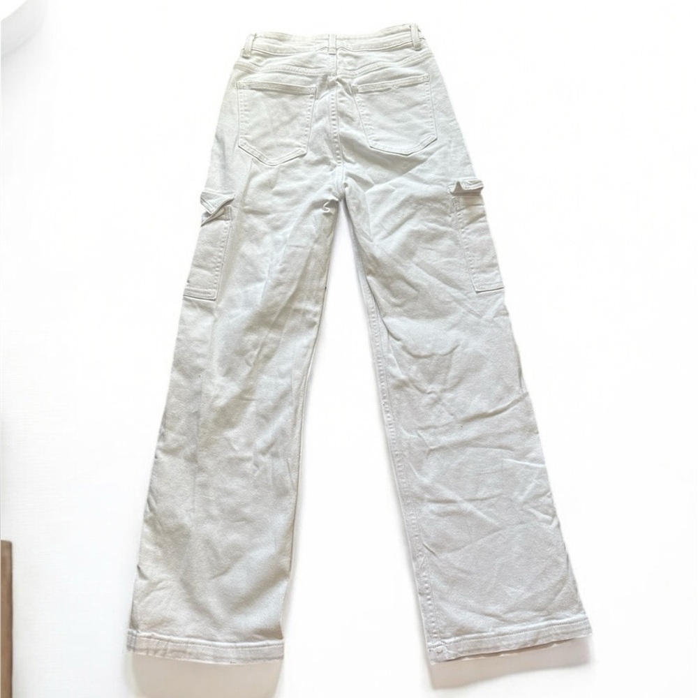 Hello Miss White Cargo Denim Jeans EUR 38 - Picture 5 of 12